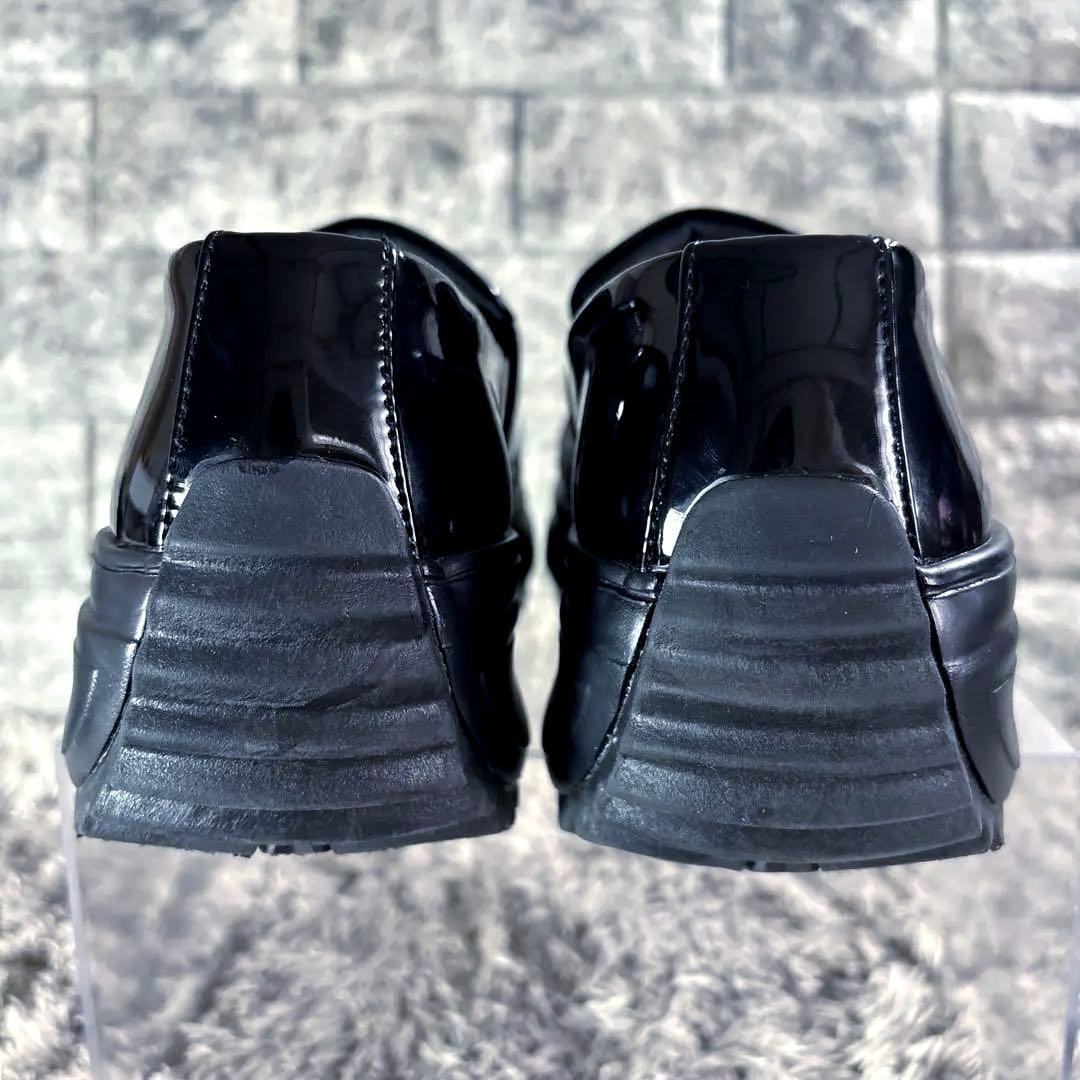 極美品❣️BEARDSLEY ビアズリー エナメル ローファー 厚底 黒