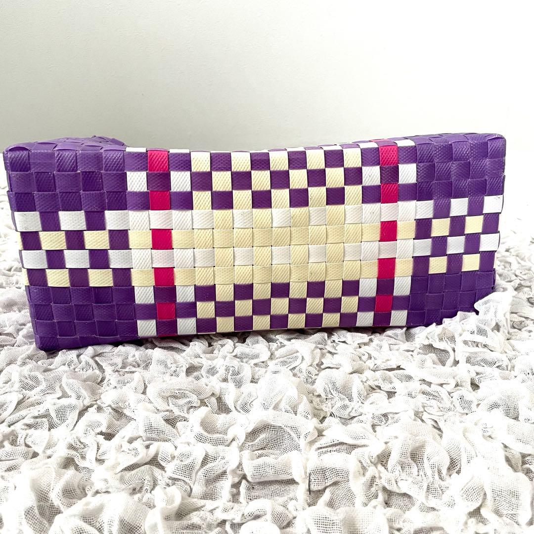 【レア＆美品】MARNI MARKET カゴバッグ パープル　　正規品