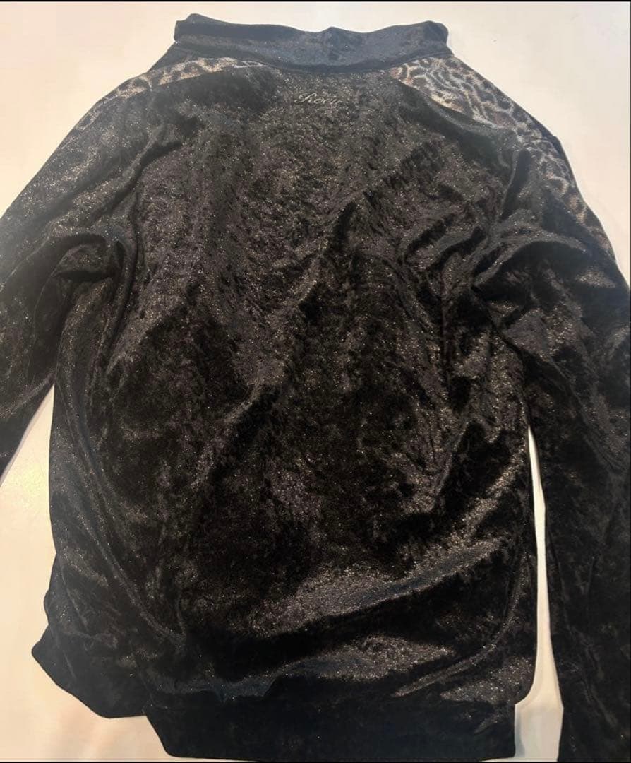 Roenロエン archive y2kベロアジャージ スカル 豹柄