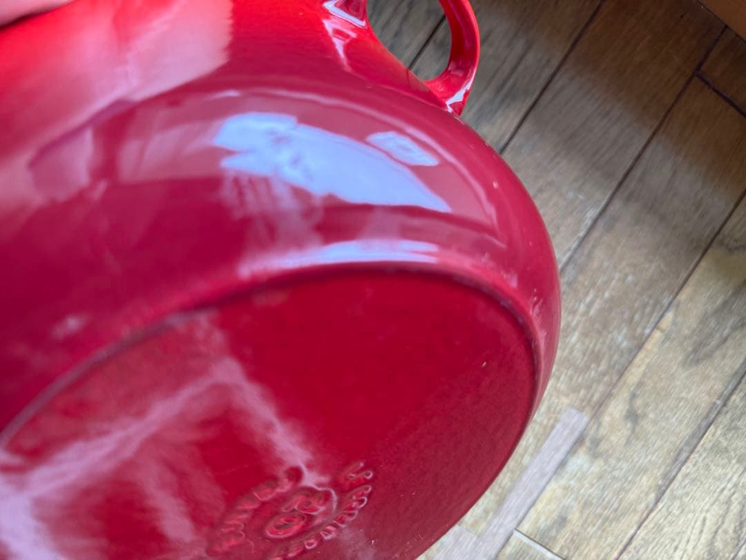 LE CREUSET 鋳鉄製 両手鍋 レッド 20cm