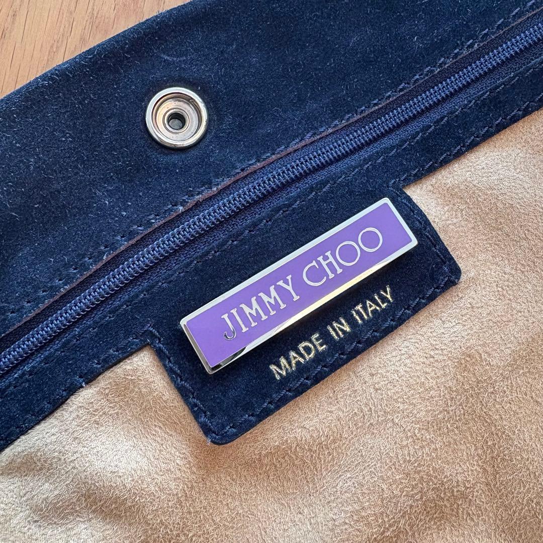 Jimmy Choo スエードレザー ショルダーバッグ