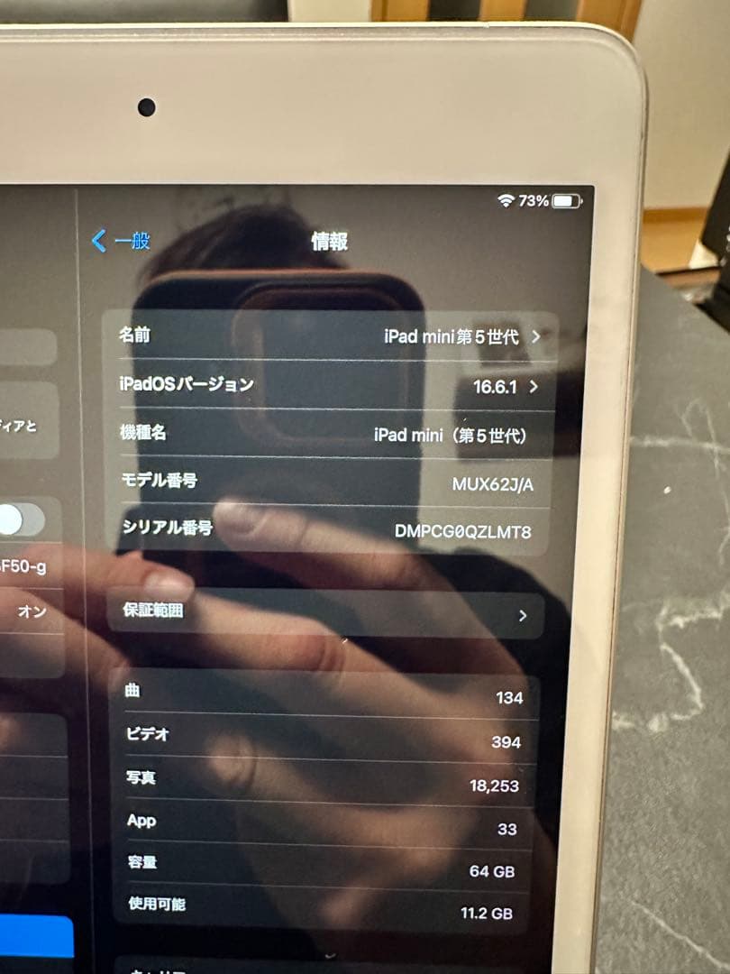 【完動品】iPad mini5 64GB SIMフリー【美品】