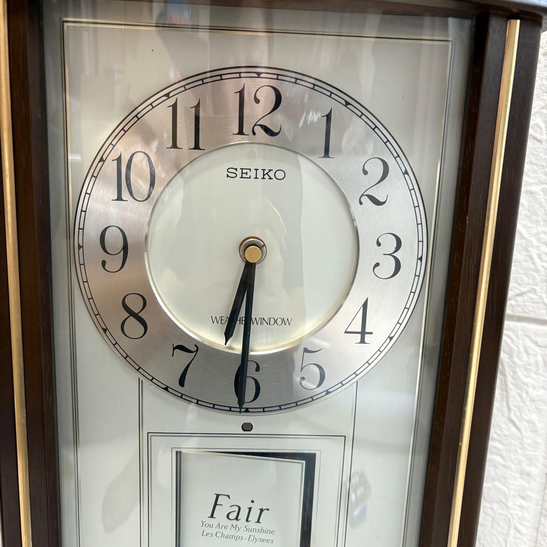 セイコー　SEIKO ウェザーからくり時計　掛け時計　天気予報　RE516B