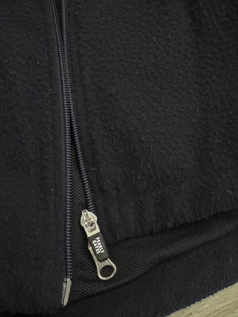 PEARLY GATES パーリーゲイツ フリースパーカー ブラック