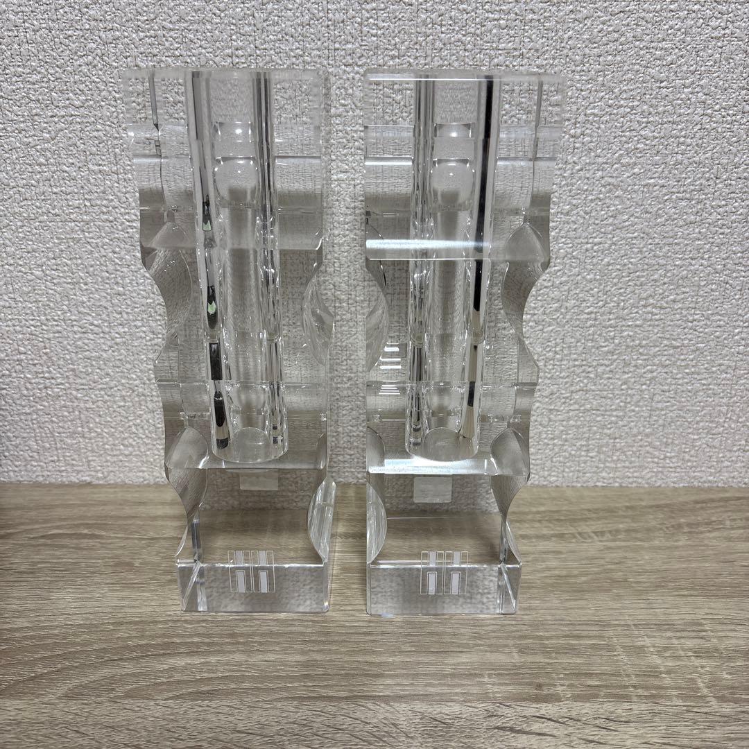 NARUMI ナルミ グラスワークス フラワーベース サーフ 一輪挿し 2個