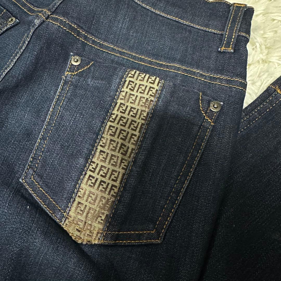 新品未使用 FENDI フェンディ ズッカ キッズ デニムパンツ 10A 150