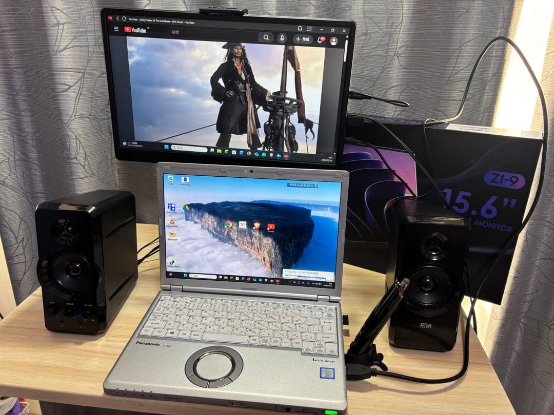 15.6インチモバイルモニター 本体　サンワスピーカー　ペン型マウス まとめ売