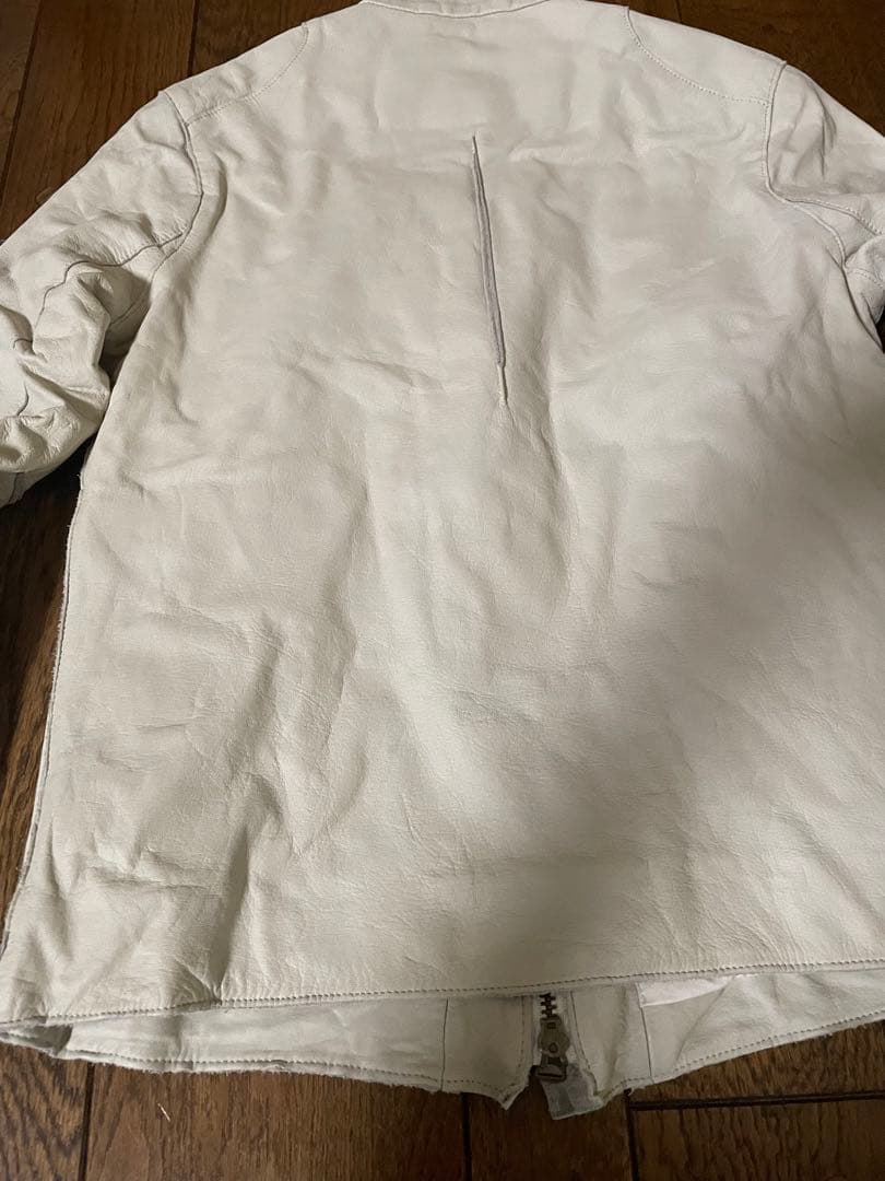 新品未使用　sissiレザー　シングルライダース