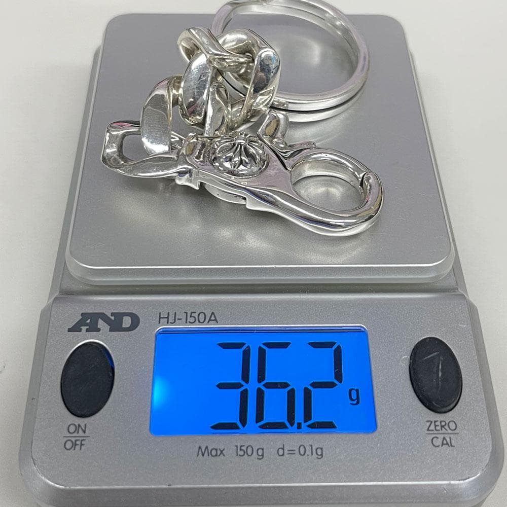 中古　シルバー925　36g　キーチェーン　キーホルダー　キーリング