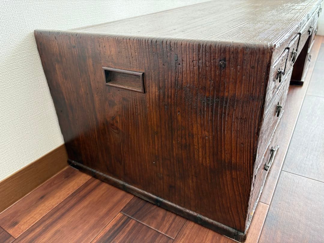 古道具　文机　座卓　ローテーブル　昭和レトロ　テレビ台