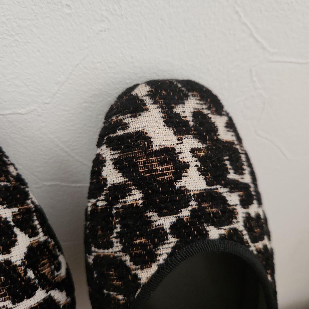 LOTTADESIGN × HIRO NERU.H レオパードリボンシューズ