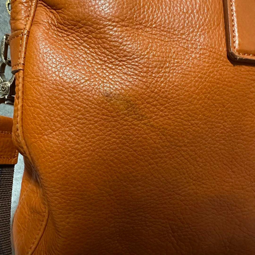 アニアリ　ビジネスバッグ　2way ショルダー　キャメル