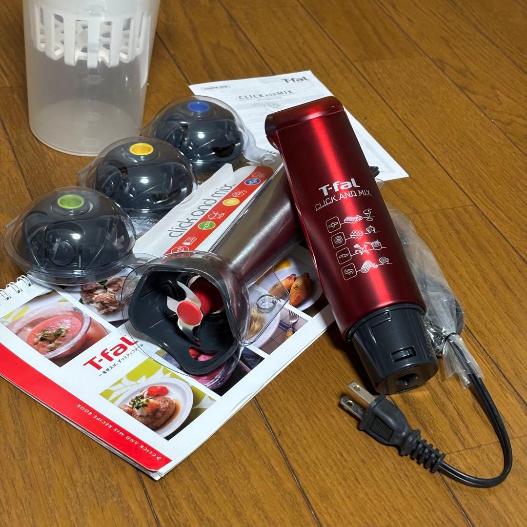 新品未使用　長期保管　ティファール　フードプロセッサー　ハンドミキサー　セット