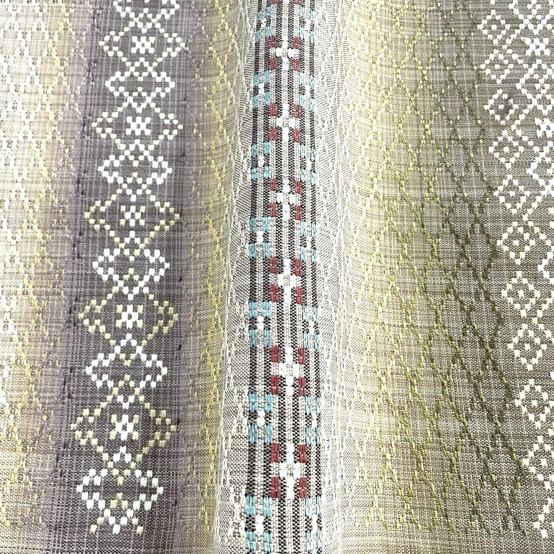 専用帯6194 ●高級 正絹 真綿バンブー和紙織 花織 六通 袋帯