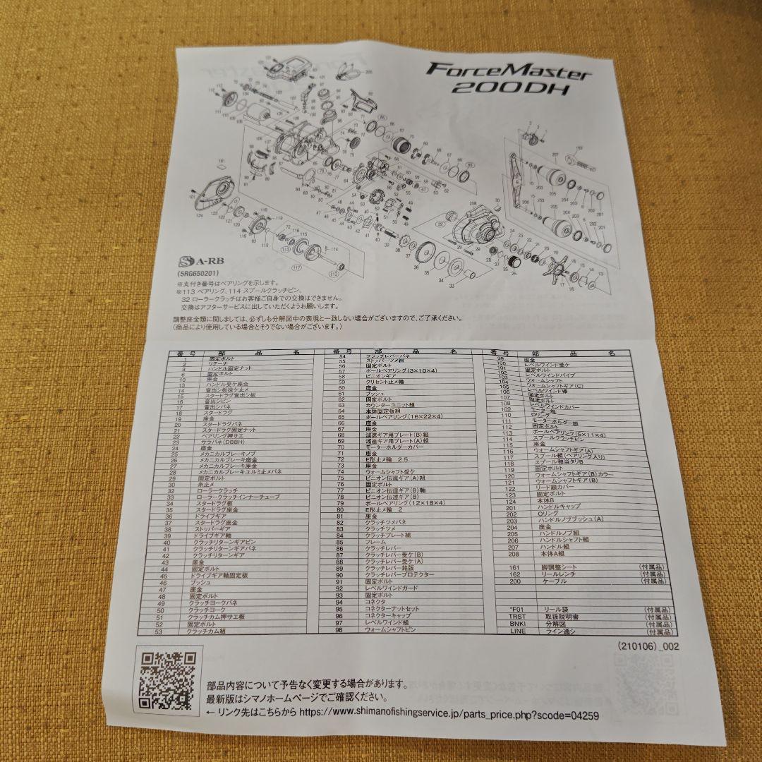 FORCE　MASTER　200