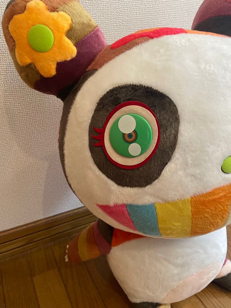 【美品】Kaikai Kiki 親パンダぬいぐるみ 特大サイズ 村上隆