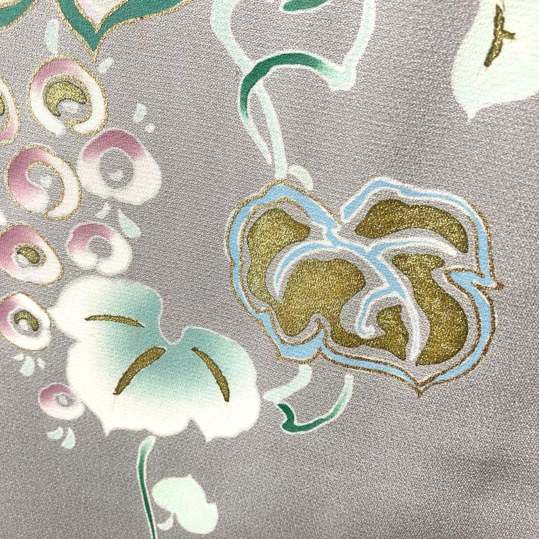 FF-210 付下げ モダン ハイセンス お洒落 共八掛 正絹 広衿 袷