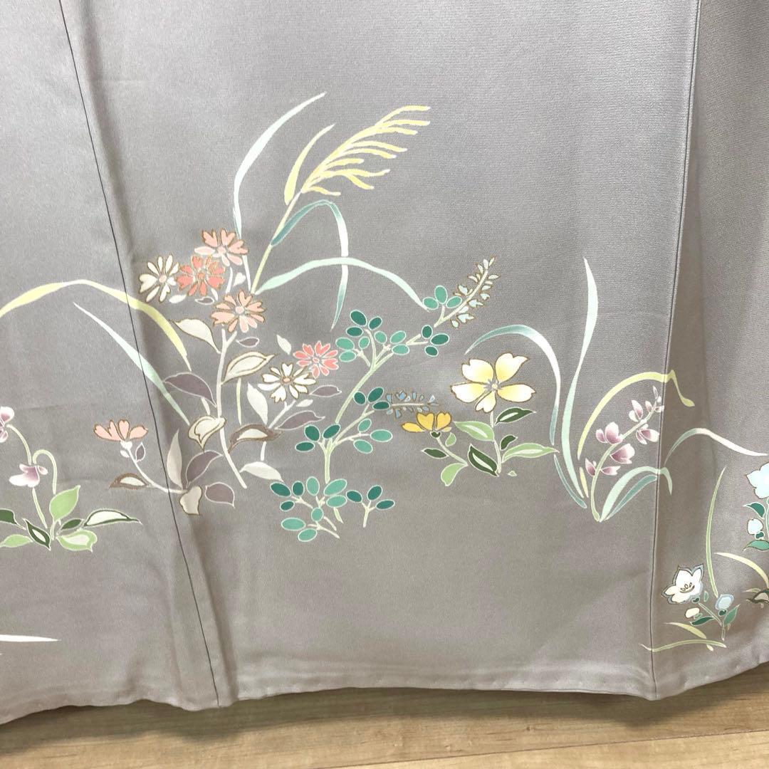 FF-210 付下げ モダン ハイセンス お洒落 共八掛 正絹 広衿 袷