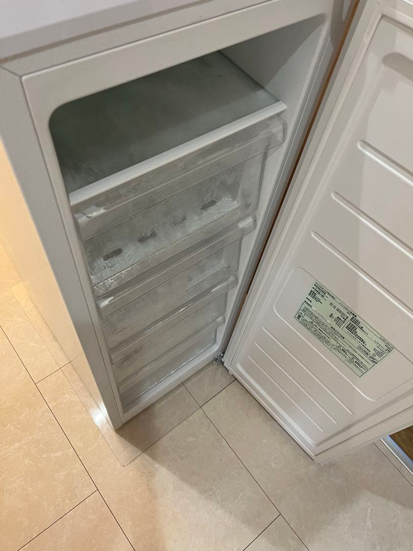 アイリスオーヤマ 冷凍庫 80L IUSN-8A-W