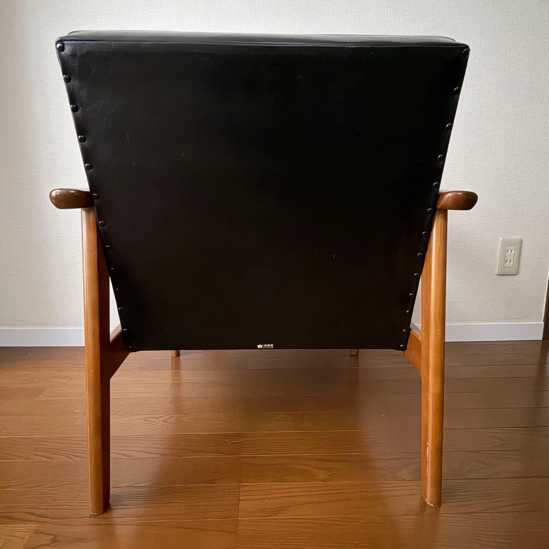 【座面交換済】オールドカリモク Kチェア 1シーター