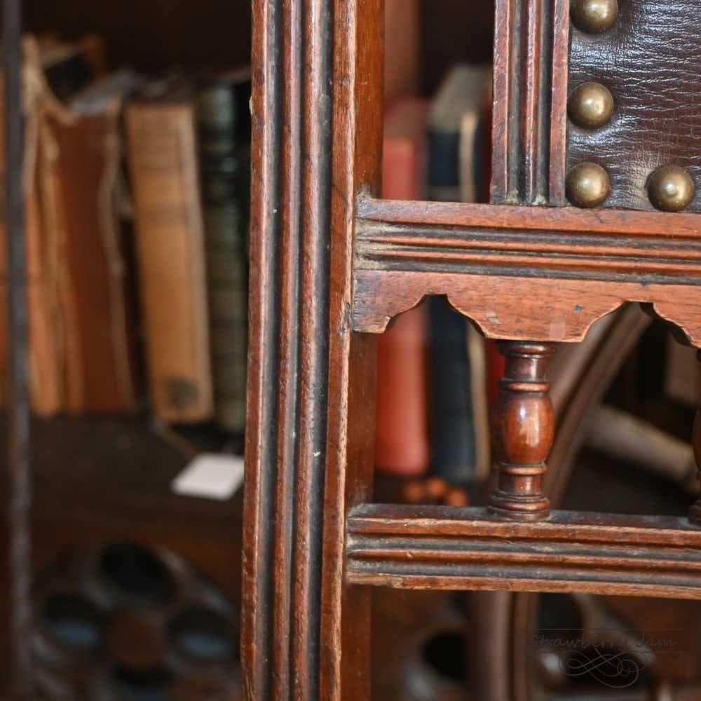 ふ*が様 L3710-2-4 英国アンティーク レザー ダイニングチェア キッチ