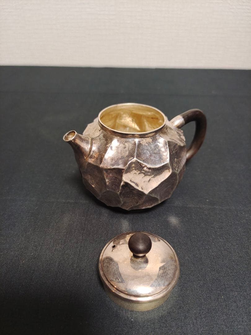 純銀急須　銀瓶　茶道具　214g