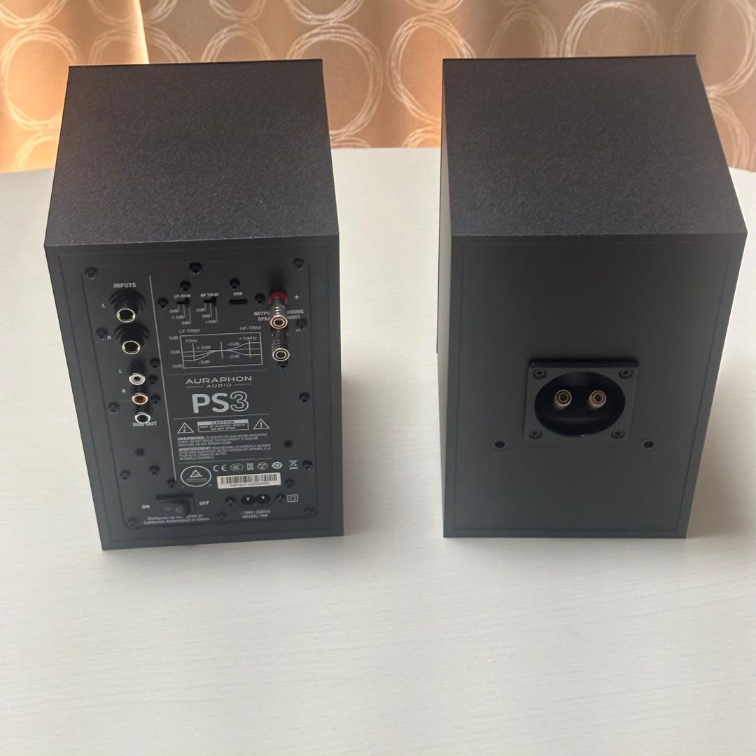 AURAPHON AUDIO PS3 スタジオモニタースピーカ 35W ブラック