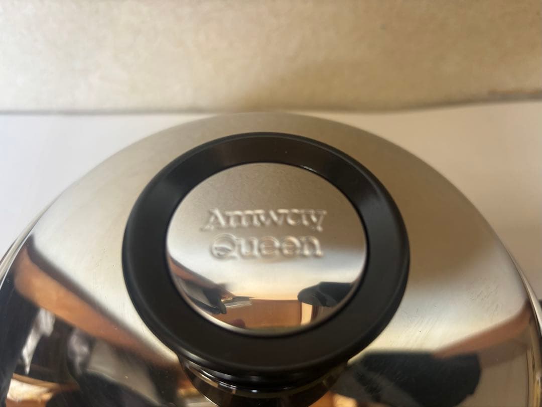 Amway Queen ステンレスソースパン(小)蓋付き(オールドタイプ)