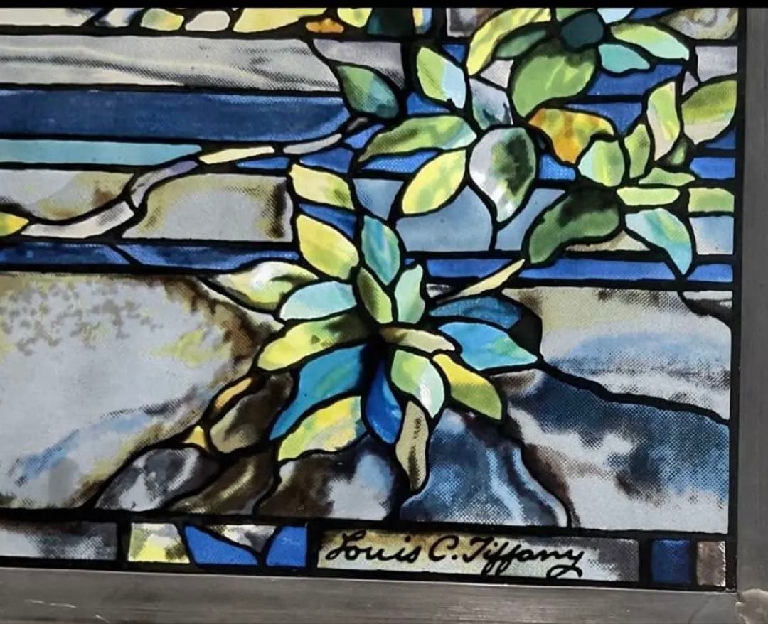 ルイス・C・ティファニー 『孔雀』 クジャク ステンドグラス グラスマスター