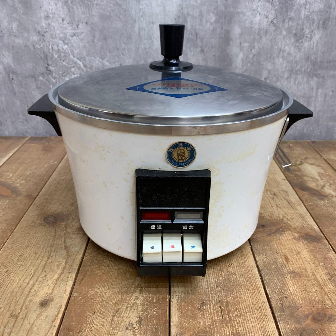 B-壁 【希少・昭和レトロ】ナショナル（松下電器）炊飯器 5合炊き