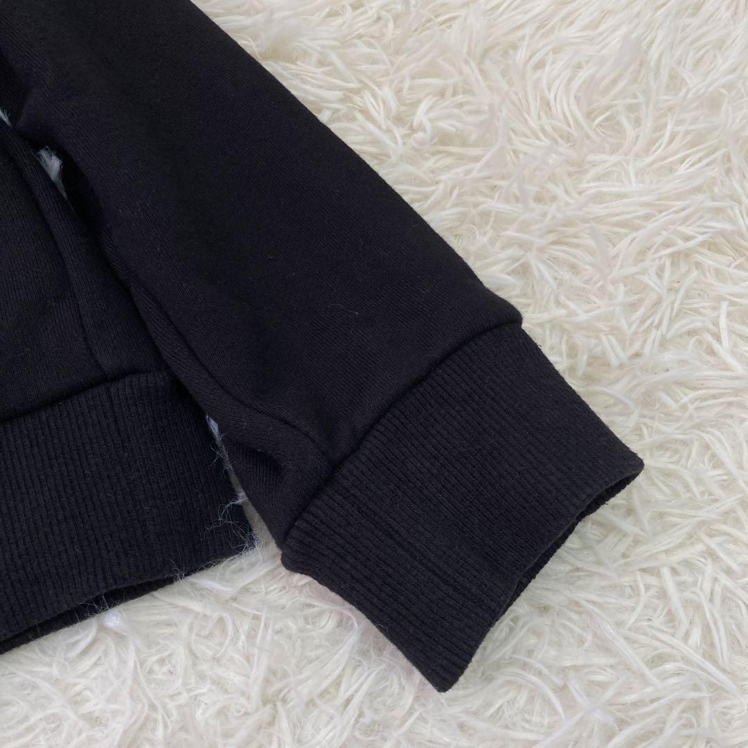 agnes b. スウェット ブラック 2 カジュアル 着回し ロゴ入り