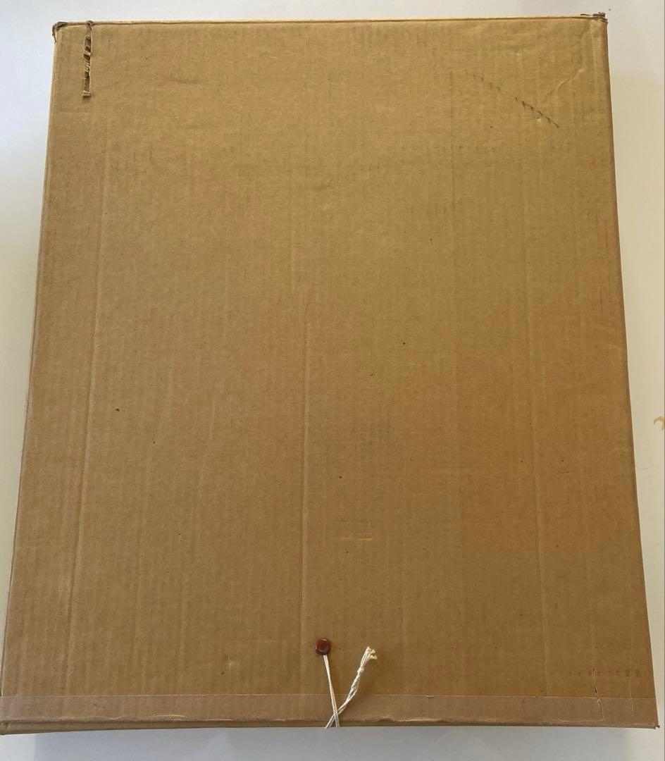 絵画　山本彪一　山里風景　4号　金色フレーム