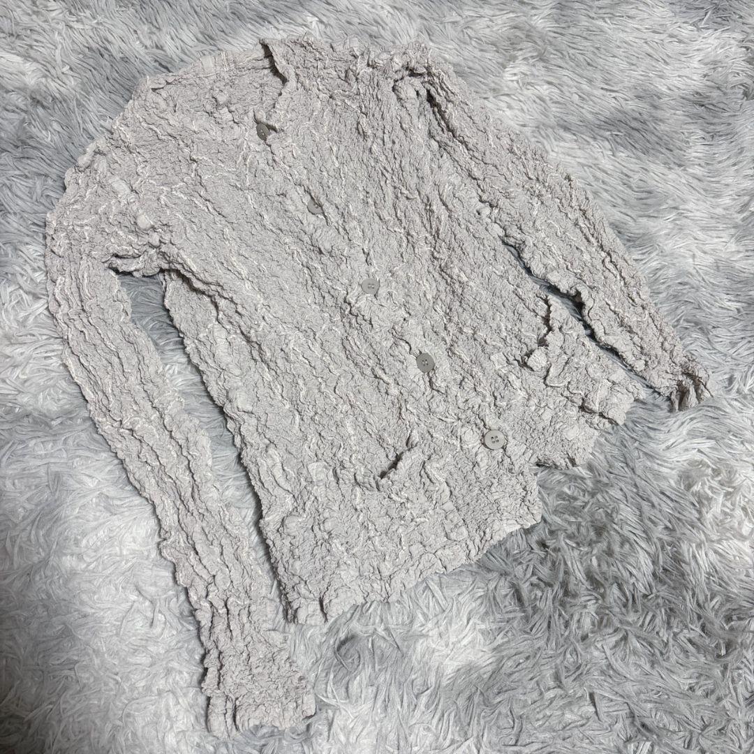 ISSEY MIYAKE イッセイミヤケ カリフラワー プリーツ シャツ