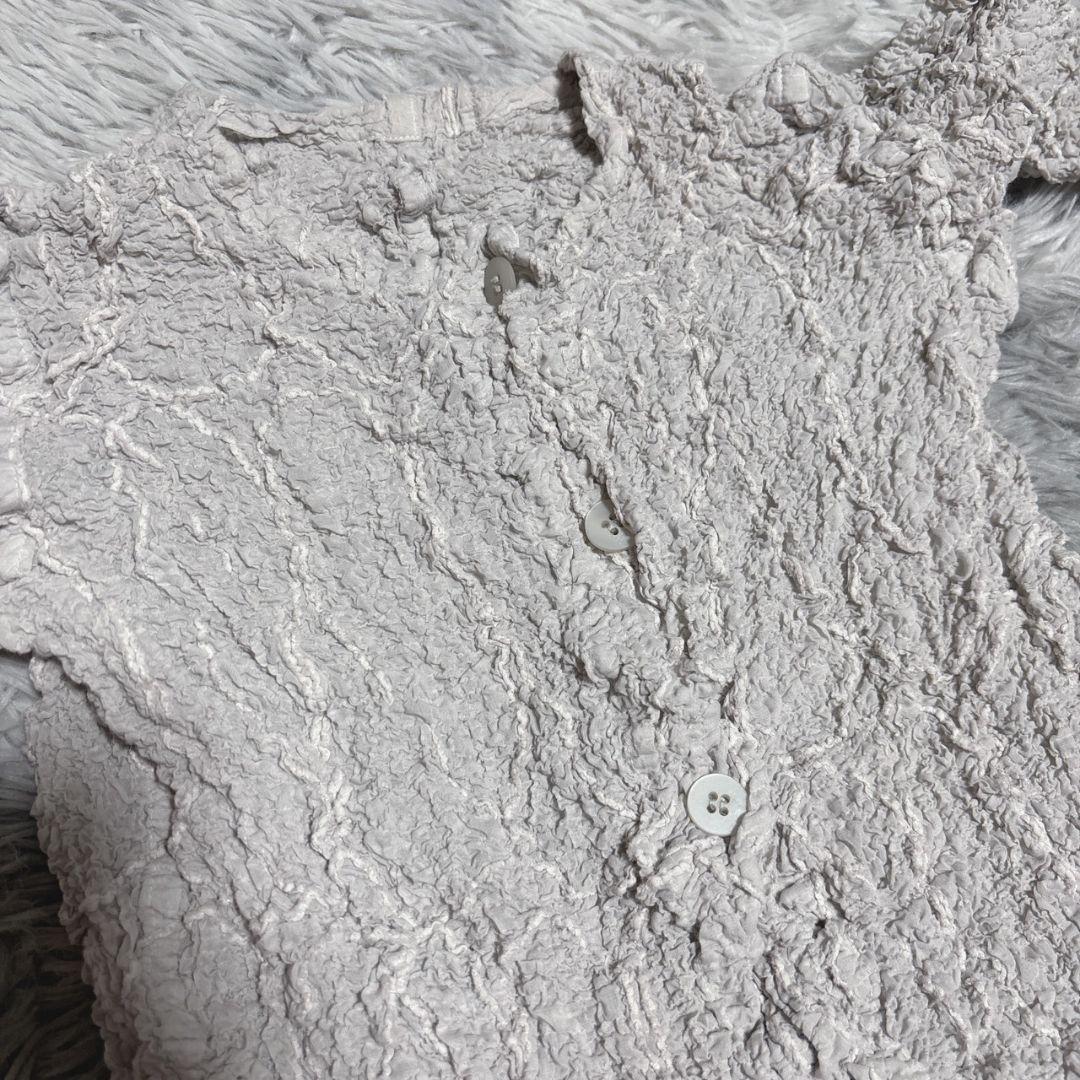 ISSEY MIYAKE イッセイミヤケ カリフラワー プリーツ シャツ