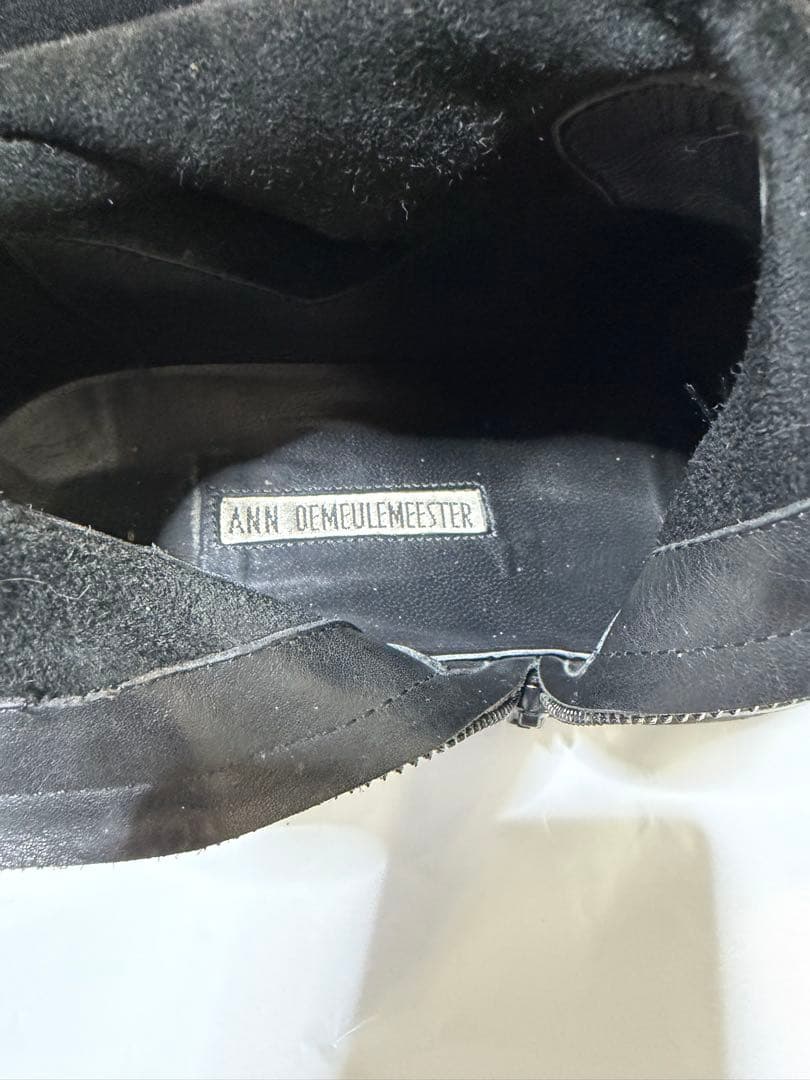 y*o様 Ann Demeulemeester レザーロングブーツ 黒 37.5