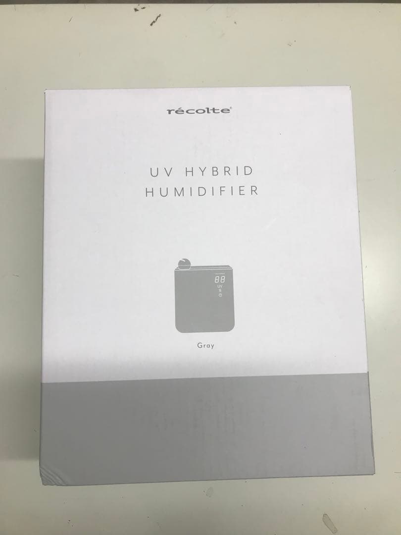 レコルト UVハイブリッド式加湿器 RHF-1 グレー