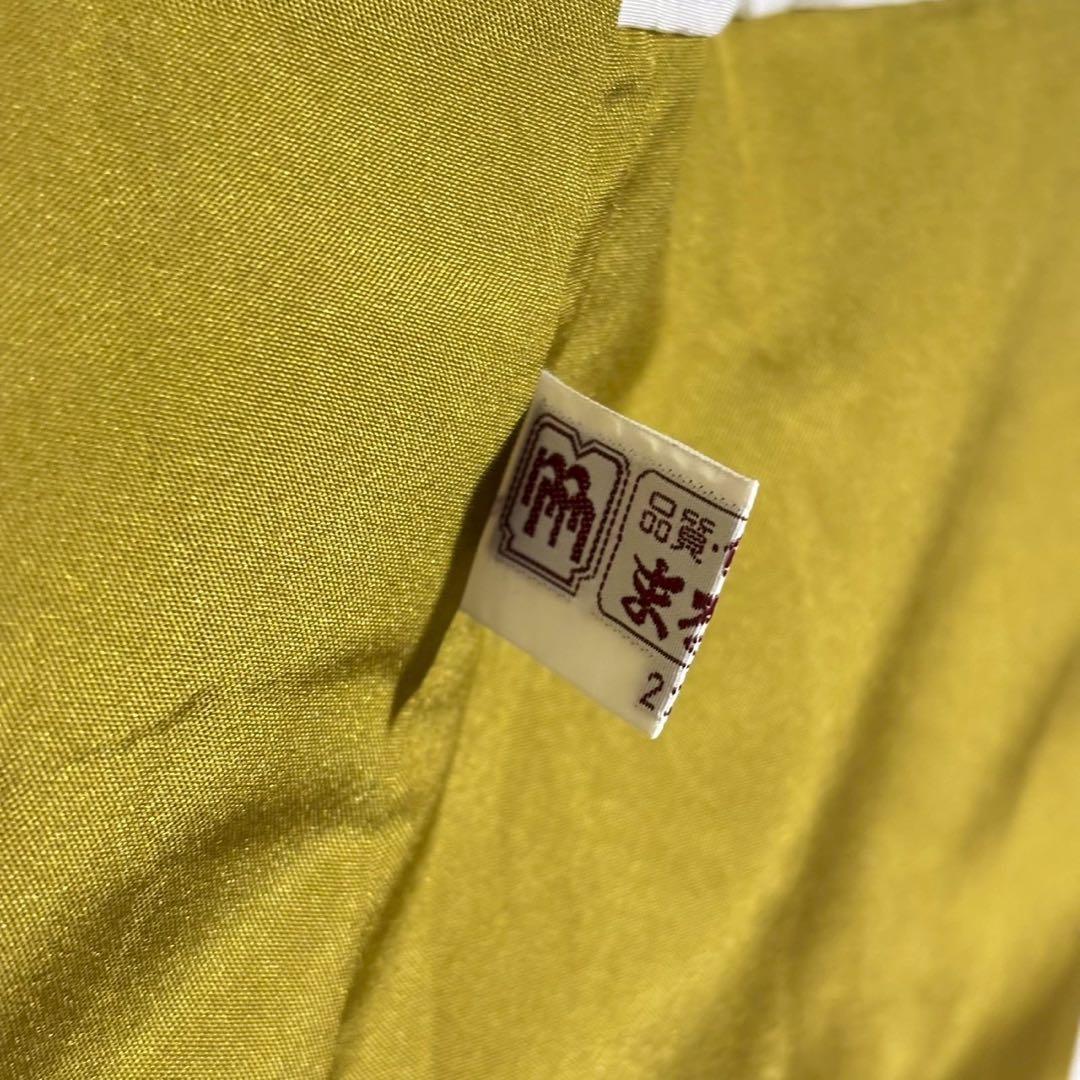 正絹　紬　十日町紬風　小紋　フルセット　着物専門店扱い　まるやま　フ9988