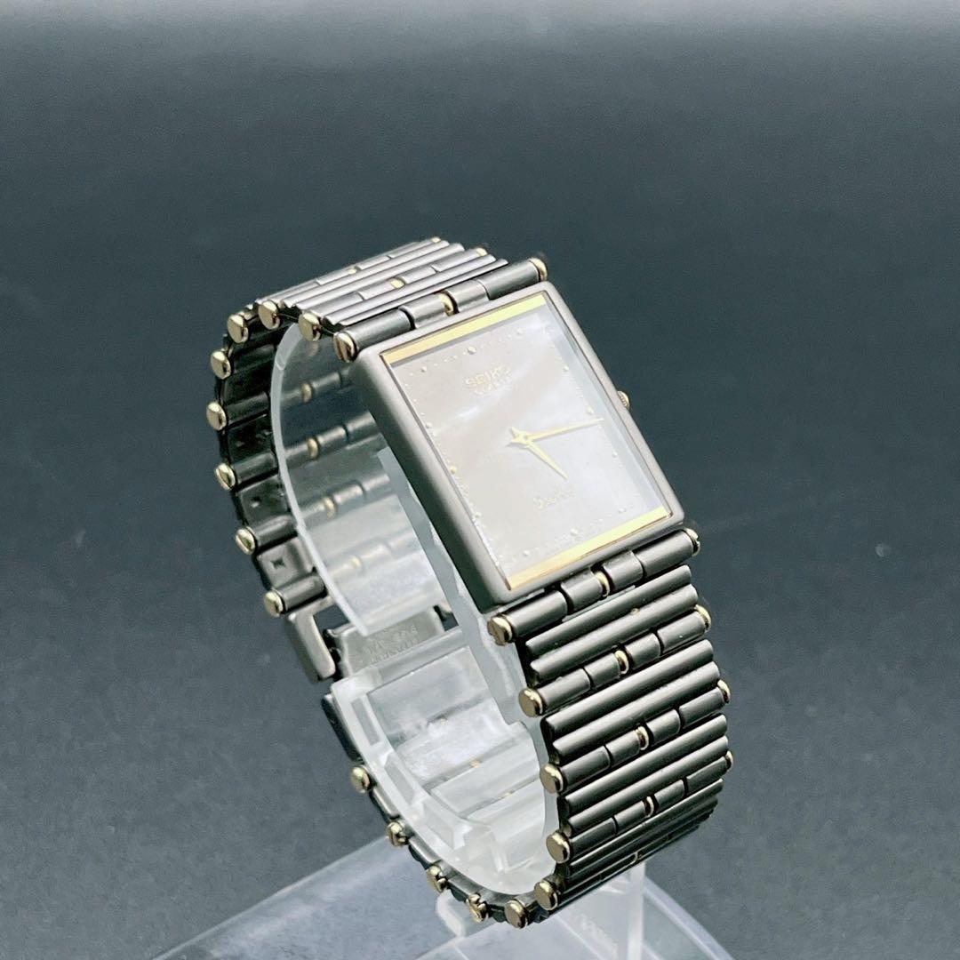時計 SEIKO DOLCE vintage Watch gray TITAN
