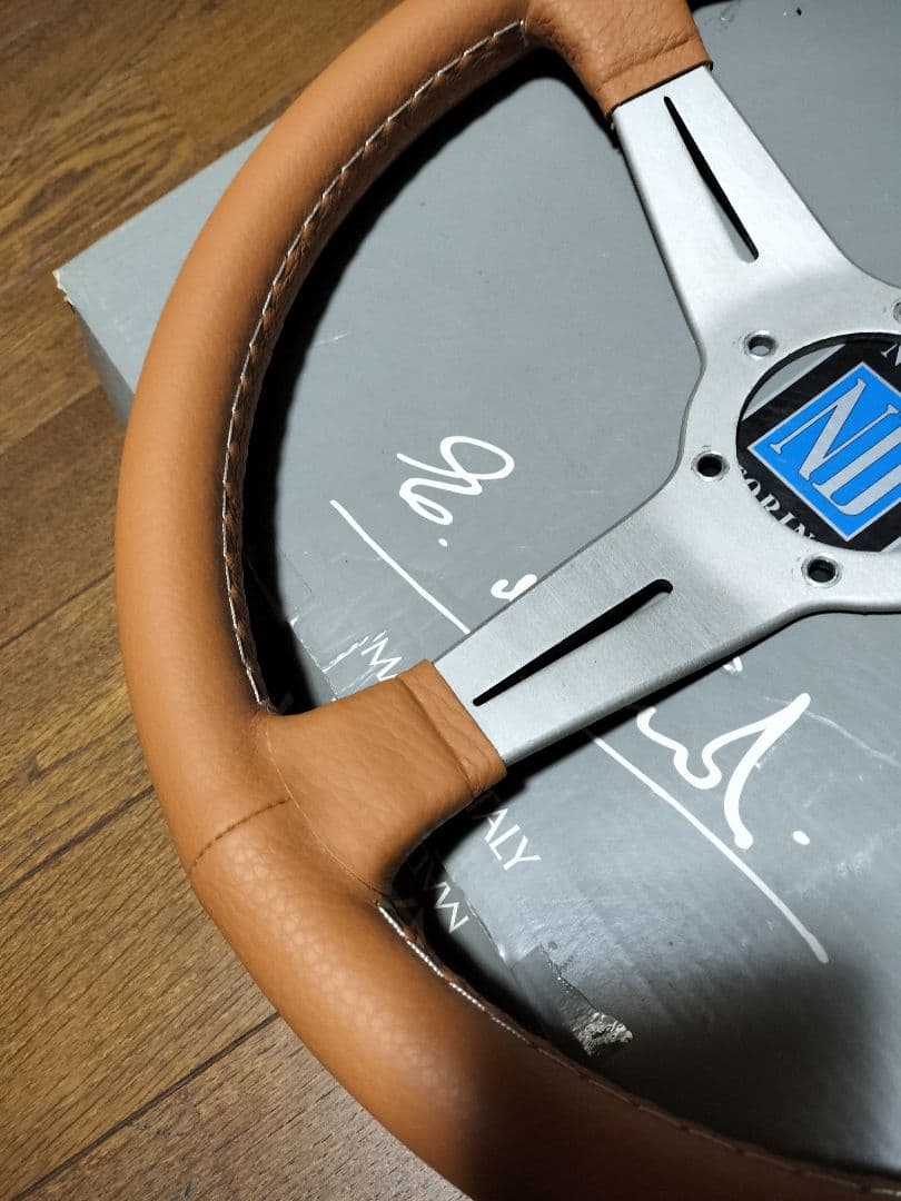 張り替え済み美品★ナルディ36Φステアリング★検NARDI走り屋旧車当時物ニスモ