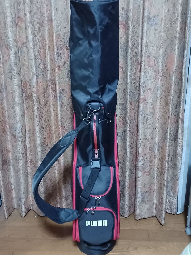 PUMA プーマ ゴルフバッグ 黒/赤