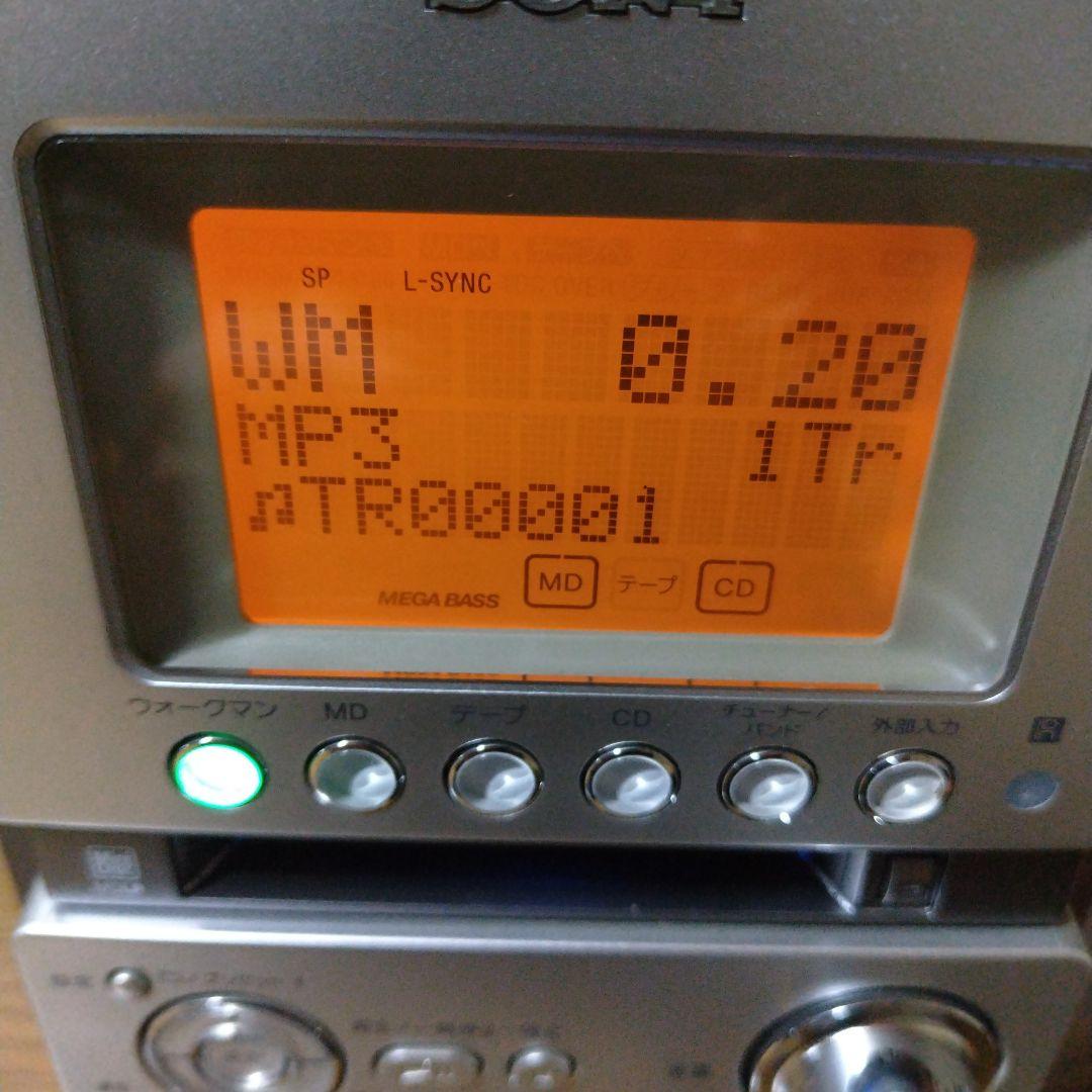 SONY ソニー　CMT-M35WM（ HCD-M35WM）ミニコンポ シルバー