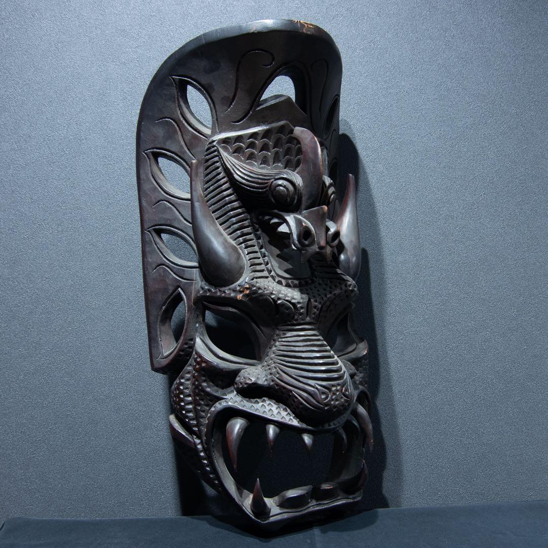 訳あり 東南アジア 木彫りの仮面