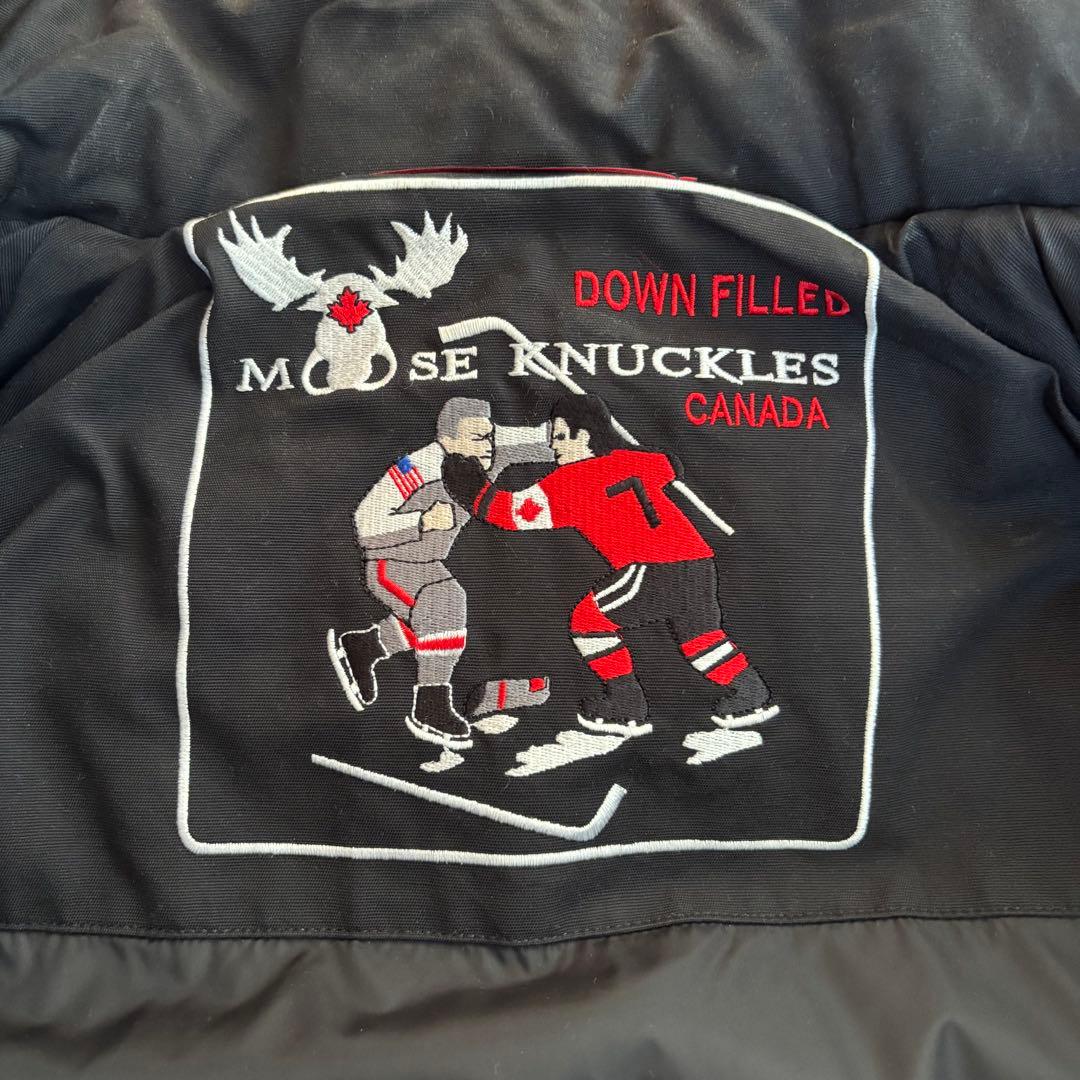 Moose Knuckles ブラック ダウンジャケット M