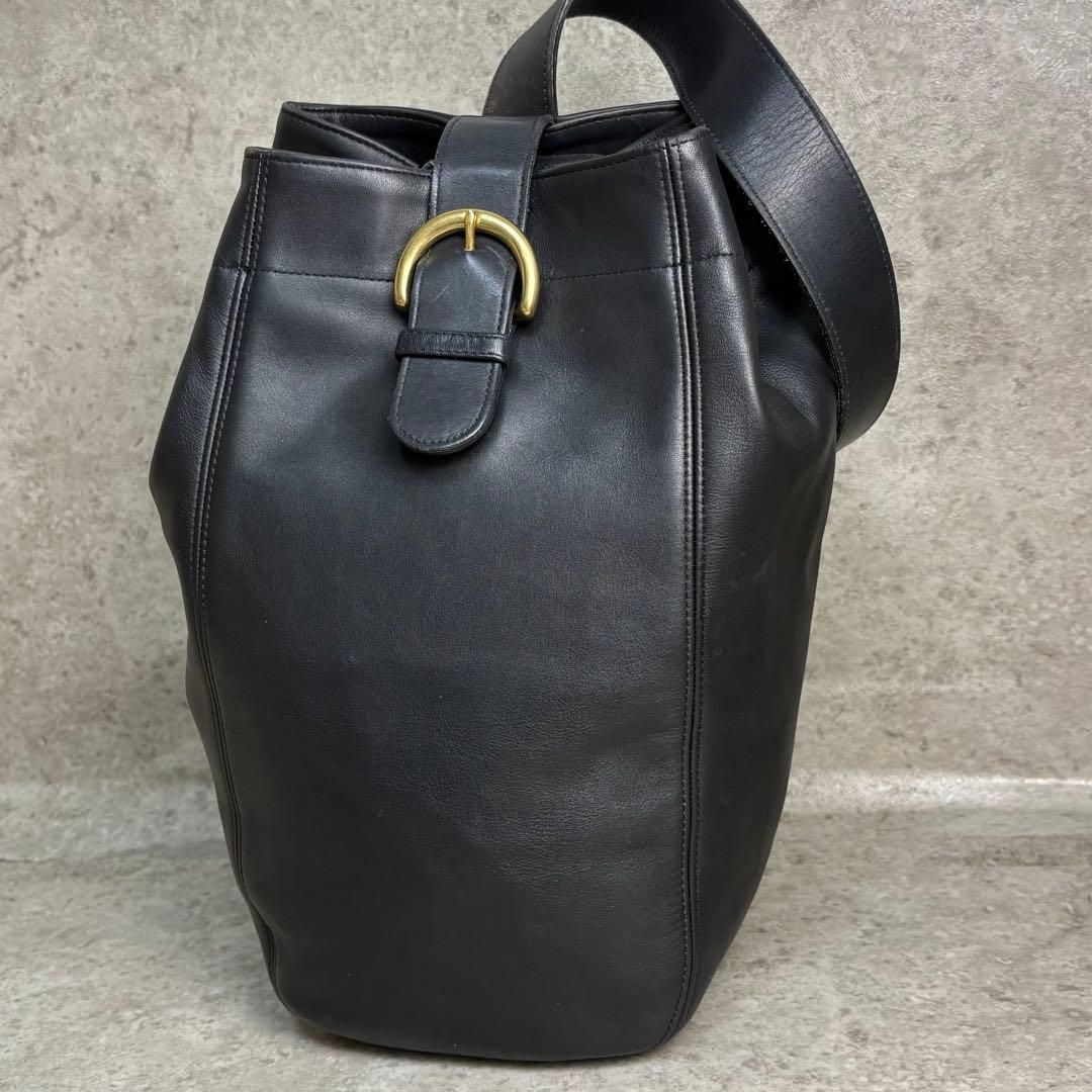 バッグ old coach shoulder bag black y2k