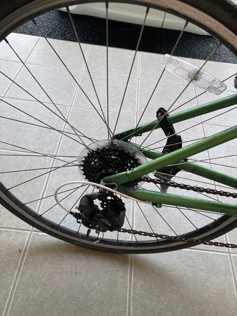 ち*ち様 LOUIS GARNEAU クロスバイク グリーン　ルイガノ