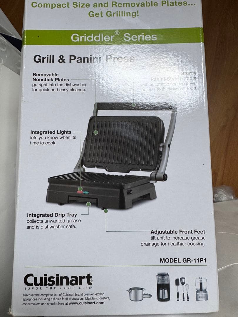 Cuisinart クイジナート パニーニメーカー　GR-11