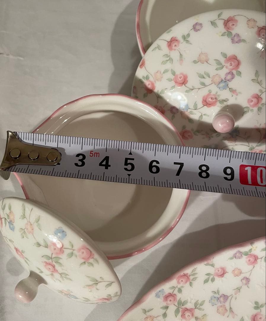 ノリタケキューティーローズ5点セット 花柄 プレート シュガーポットクリーマー他