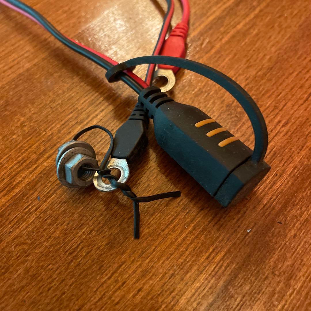 H*i様 MASERATI マセラティ 純正バッテリーチャージャー　ワニ口クリッ