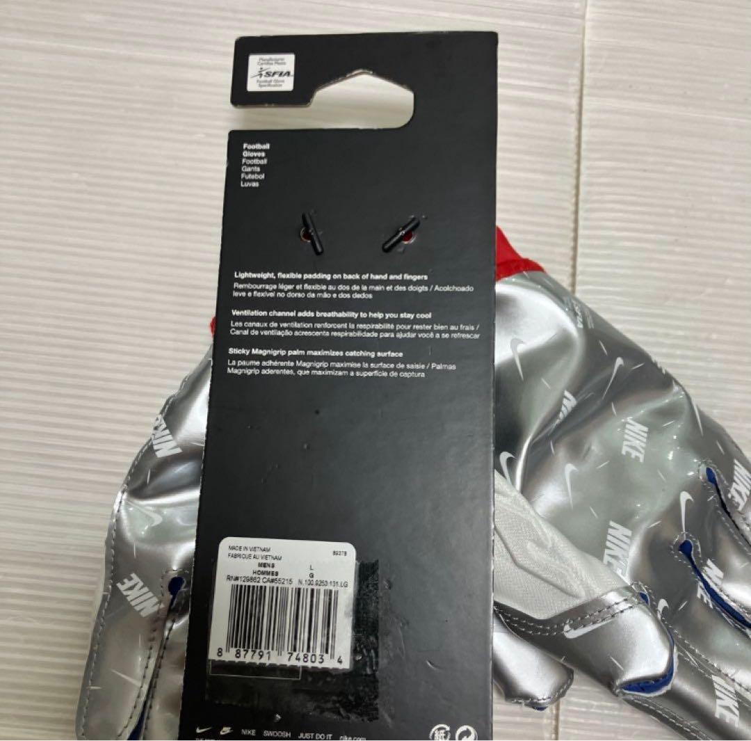 送料無料 新品 NIKE アメフト グローブ SUPERBAD GLOVES L
