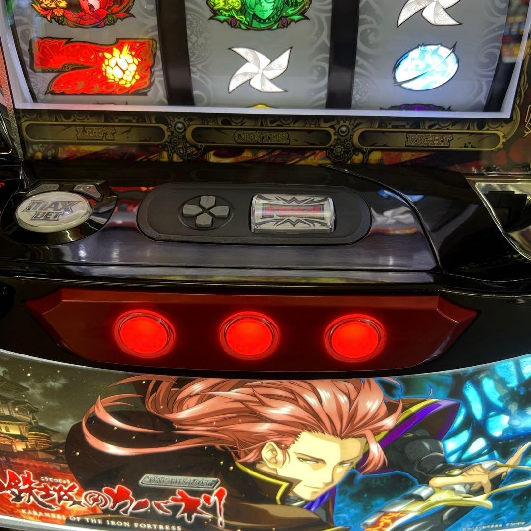 パチスロ「甲鉄城のカバネリ」美馬パネル　不要機付　パチスロ実機　送料無料